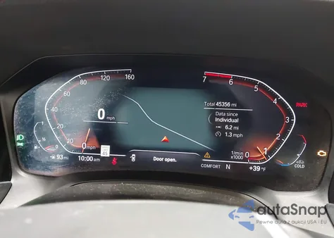 2021 BMW 330I xDrive z USA, uszkodzony, nr VIN 3MW5R7J00M8B69737